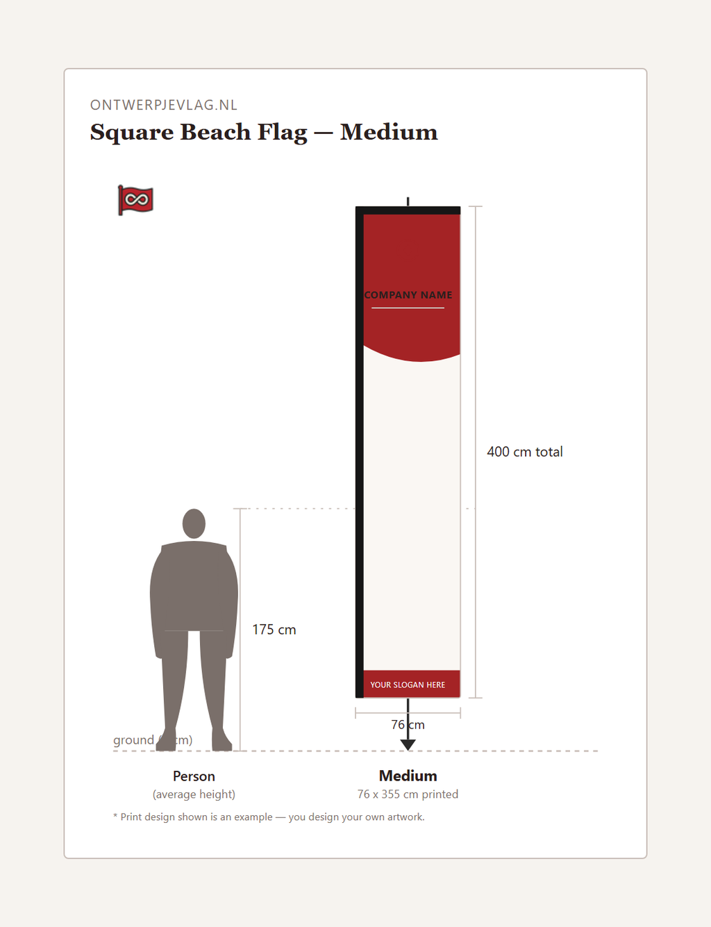 Beachflag Rechteckig