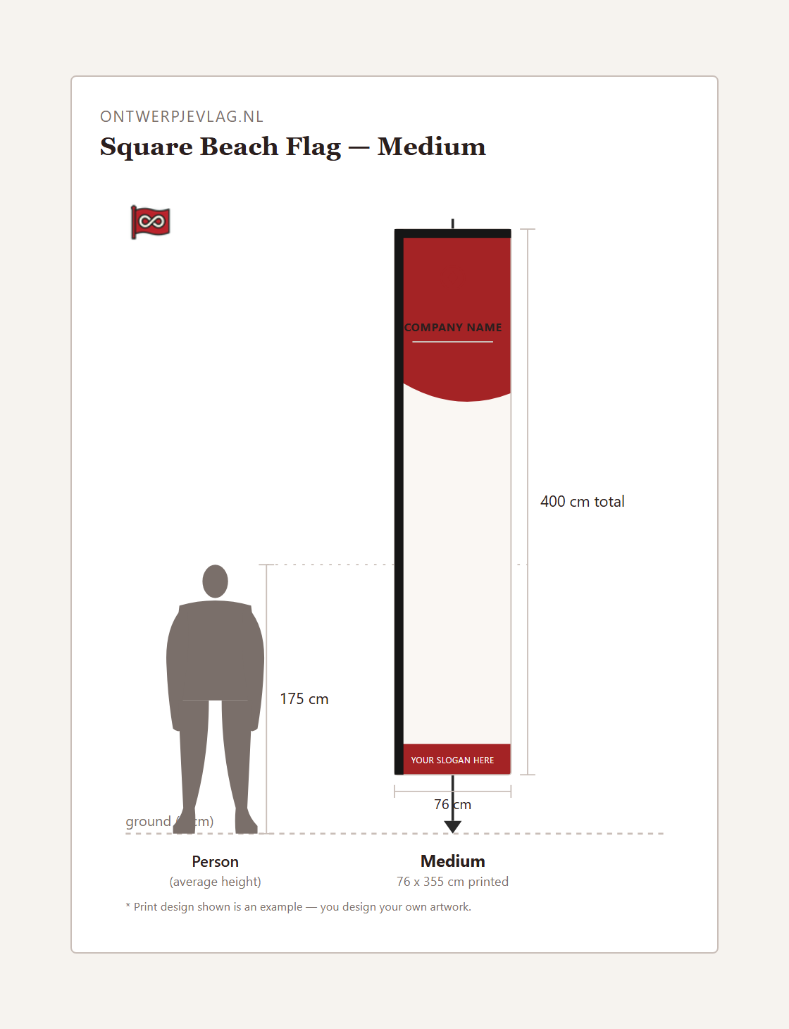 Beachflag Rechteckig