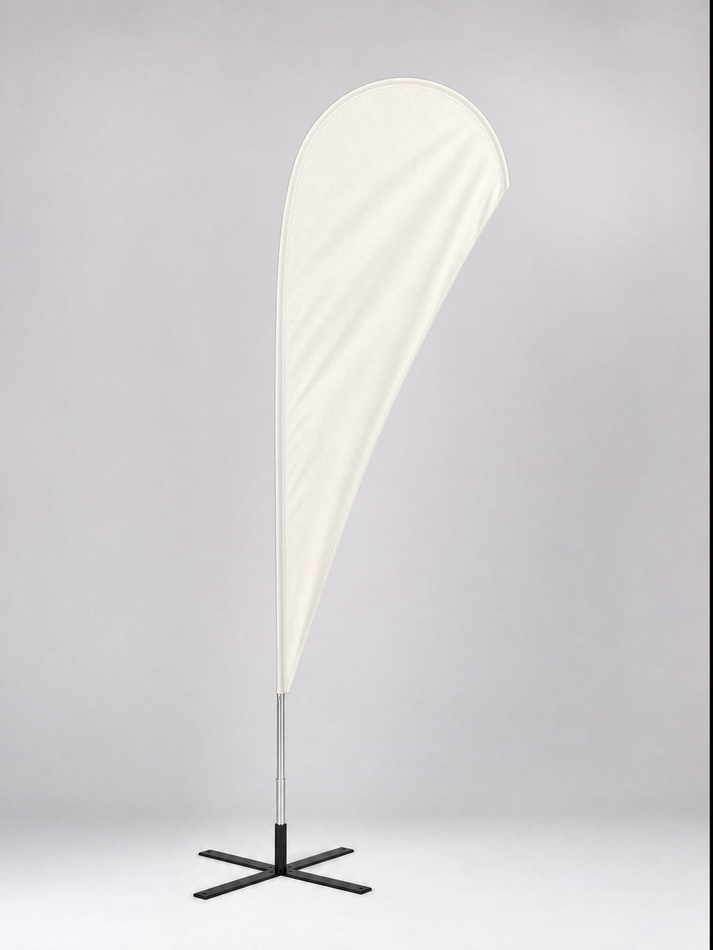 Beachflag druppelvorm, blanco doek