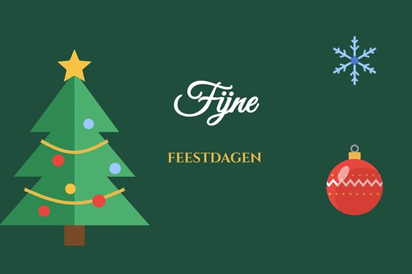 Vlagontwerp Kerst boom