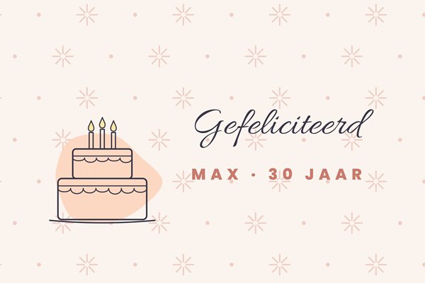 Vlagontwerp Taart fijne lijn