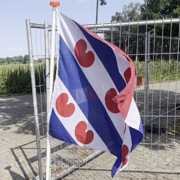 Recinzione di cantiere · bandiera regionale